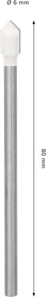Mata Bor Keramik Lunak Bosch CYL-9 6 x 80 mm.